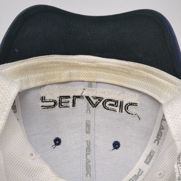 Pelagic High Performance Offshore Gear Strapback Baseball Cap Blue One Size - Picture 8 of 9